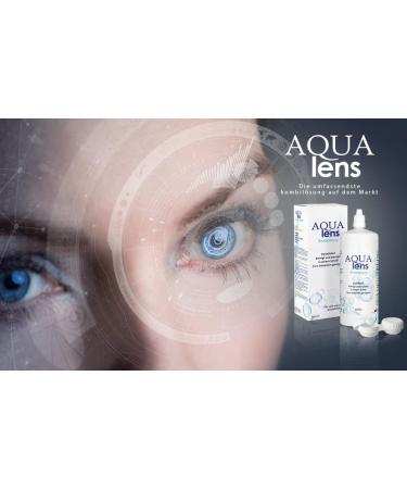 Aqua Lens Contact Lens Solution - 1080ml with 3 Containers | Premium All-in-One HPMC Formula for Soft Lenses - Buy Online on GoSupps.com