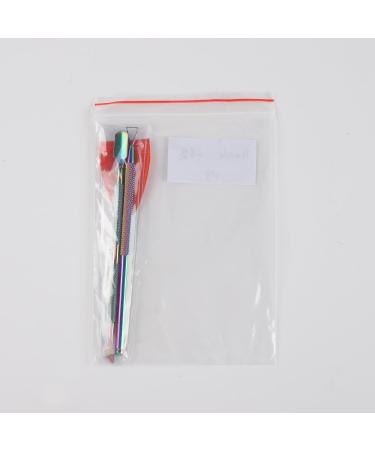 FANDAMEI Double End Cuticle Pusher Gel Nail Polish Remover Kit | Metal Scraper for Acrylic & Gel Polish Removal | Manicure Pedicure Tool for Salon & Home Use - Buy Online on GoSupps.com