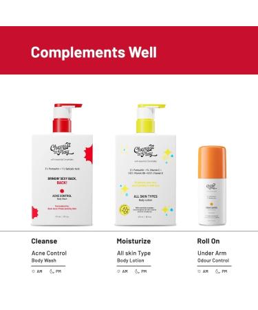 Che.mist at Play 1% Salicylic Acid Body Wash | Paraben & SLS Free | Exfoliating Shower Gel for Body Acne & Bumpy Skin - 236ml - Buy Online on GoSupps.com