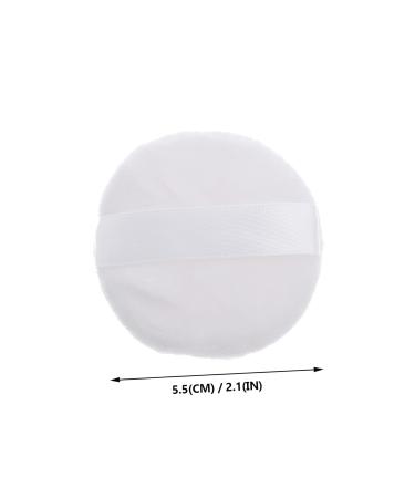 FRCOLOR 10 Pcs Round Cotton Powder Puffs | Soft Makeup Sponges for Face Cleansing & Foundation - International Shipping Available - Buy Online on GoSupps.com