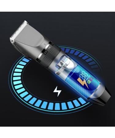 Buy Premium Electric Hair Clipper - Bald Shaver & Salon Tool | 18.5cm Gray - International Shipping Available - Buy Online on GoSupps.com