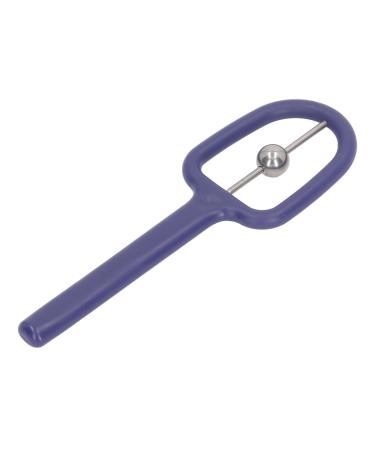 Tongue tip exercise device U-shaped metal plastic training device improves the flexibility of the mouth muscles bibs for bibs and spitting cloth (blue)