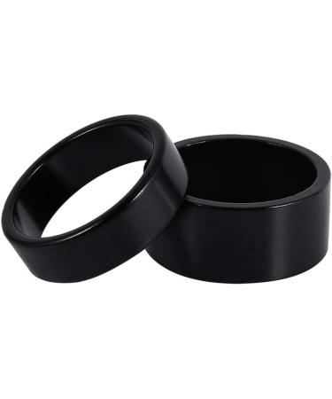 Dioche 4Pcs Aluminum Alloy Bike Headset Spacer Set - 5mm/10mm/15mm/20mm Black - Buy Online on GoSupps.com