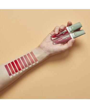  DEBORAH Deborah Milano - Pure formula liquid lipstick with a matte effect No. 06 Fire Red nourishing and emollient action gives soft and volumized lips with long-lasting wear 4.5g - Buy Online on GoSupps.com