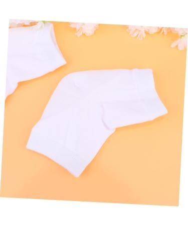 FRCOLOR 2 Pairs Heel Socks Rough Calluses Socks Heel Sleeves Protectors feet Repair Socks Heel Anti-Crack Socks moisturizing Socks Gel Socks White Breathable Casual Socks Men and Women Size 1 - Buy Online on GoSupps.com