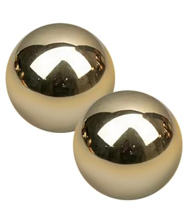 Patkaw 2 piece of brass gymnasium copper-baoding balls Chinese health ball hand massage ball gifts for parents teacher stress relief decompression