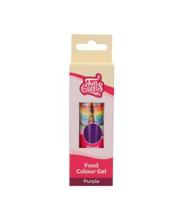Funcakes Food Color Gel Violet - Highly Concentrated Purple Food Coloring for Dough Cream Fondant & Marzipan - Simple Dosage - Halal - 30g - Buy Online on GoSupps.com