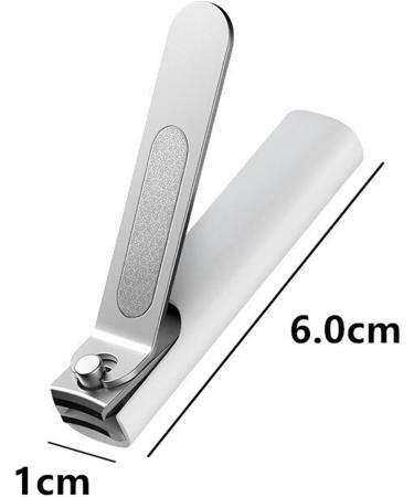 UNbit Nail Clipper Stainless Steel Nail Clipper with Anti Splash Cover Trimmer Pedicure Care Nail Clippers Nail Supplies Professional - Buy Online on GoSupps.com