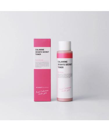 KSECRET Calamine 30 Days Secret Toner 160ml / 1.69fl.oz. | Korean Skincare | Acne Treatment Toner & Skin-Refining