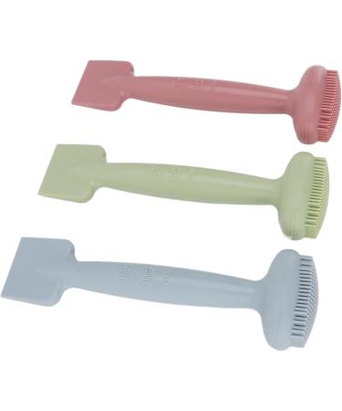 gernie 3Pcs Silicone Facial Brush 3Pcs Silicone Facial Brush Double Head Spatula Scoop Facial Cleansing Brush Cleaning for Beauty Salon Apply Mud Mask - Buy Online on GoSupps.com