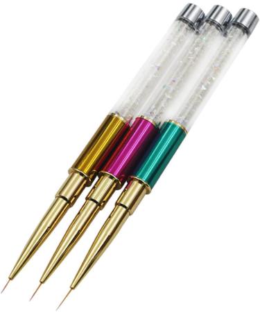 Healeved Nail Painting Pen Nail Art Liner Nail Art Tips Builder Brush Extension Gel Brush Nail Dotting Pen Manicure Accessories Manicure Nail Art Brush Nail Art Pen Draw Flowers Line Pen Size 2 As Shown - Buy Online on GoSupps.com