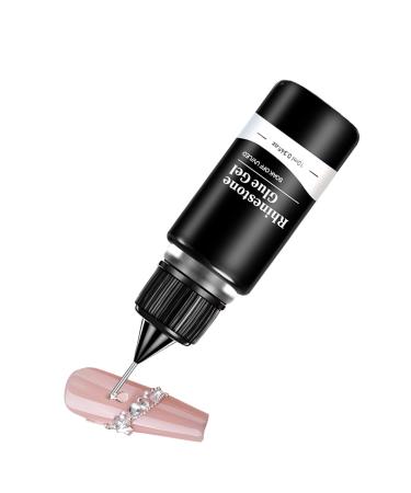 Nail Gem Glue - 10 ml Nail Art Glue Rhingestone Glue | 3D Design Accessories Strong Adhesive Nail Art Rhinestone Nail Gel