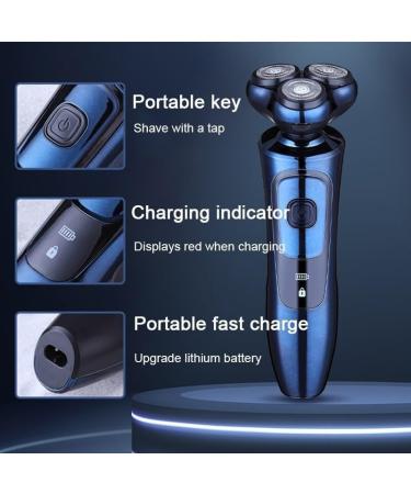 Premium Electric Razor for Men | 3D Rotary Shaver & Beard Trimmer - Professional & Versatile - Buy Online on GoSupps.com