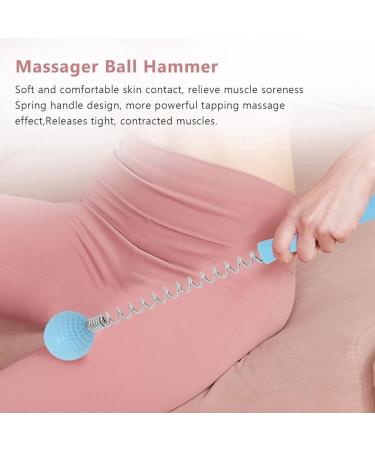 Balawin Massager Hammer (4 Pack) - Manual Golf Ball Massage for Back & Shoulder Pain Relief - Reduce Fatigue - Blue - Buy Online on GoSupps.com