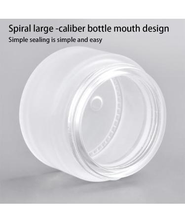 Dajidafu Glass Woman Face Cream Dispenser Replacement Wood Grain Lid Anti-corrosive Makeup Cosmetic Travelling Empty Container 15g - Buy Online on GoSupps.com