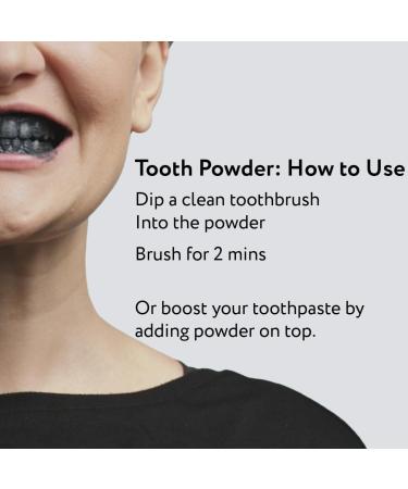 Elsa's Organic Skin Foods - Natural Tooth Powder - Removes Stain - Peppermint & Spearmint - Contains Xylitol - Activated Charcoal - Gentle Whitening - Buy Online on GoSupps.com