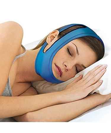 North American Health + Wellness Anti-Snore Chin Strap Blue