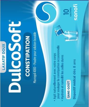 DulcoSoft Constipation - 10 Sachets Powder to Dilute Tasteless - Medical Device - Buy Online on GoSupps.com