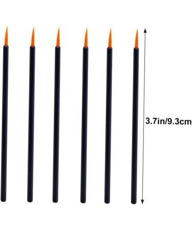 PLAFOPE 100pcs Point Eyeliner Makeup Gloss Brush Cosmetic Disposable Applicator Wands Tool Lip Fine - Buy Online on GoSupps.com