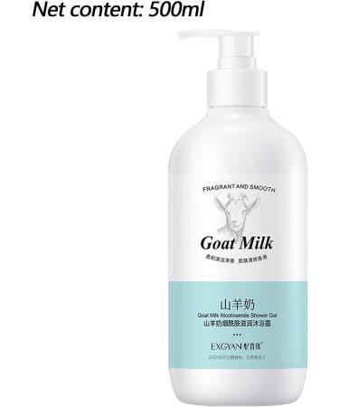  Sloane Exfoliating goat's milk shower gel - With niacinamit exfoliating and brightening goat's milk for different skin types - Buy Online on GoSupps.com