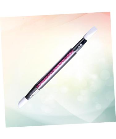 nail tool nail silicone head nail pen nail art carving silicone pen hollow out medium Pink - Buy Online on GoSupps.com