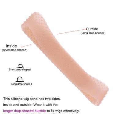 Non Slip Silicone Wig Grip Band - Light Brown - Comfortable Elastic Cap for Lace Wigs - Perfect for Yoga and Sports - 1 Count - Buy Online on GoSupps.com