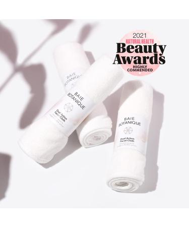 Buy Dual Action Facial Cloth Set of 3 - Luxury Cotton Muslin & Bamboo Rayon | 100% Natural Ultra-Soft Towels for Gentle Cleansing - Buy Online on GoSupps.com