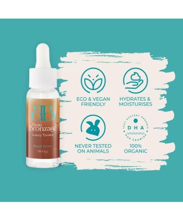 Beau Bronzage - Face Drops With Hyloronic Acid - Nourish and Hydrate your Skin - Achieve a Soft and Even Looking Skin Texture - Prep for Tanning - Vegan Friendly Never Tested on Animals - 30ml - Buy Online on GoSupps.com