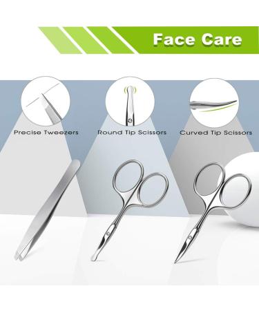 BEZOX 5 Pcs Nail Clipper Set - Wide Jaw Opening, Premium Stainless Steel, Sharp & Sturdy Clippers for Fingernail and Toenail - Light Silver - Buy Online on GoSupps.com