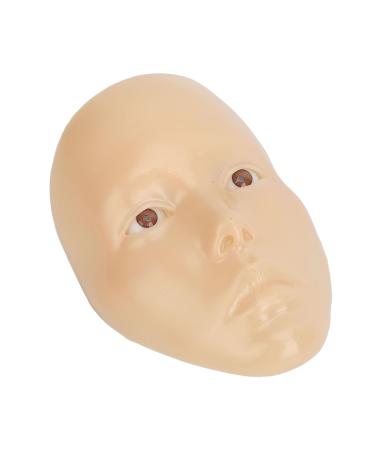 5D Makeup Practice Face Set - Silicone Detachable Eyes for Artists | Improve Skills & Easy to Clean | Reusable Cosmetic Practice Face (Yellow Skin - Buy Online on GoSupps.com