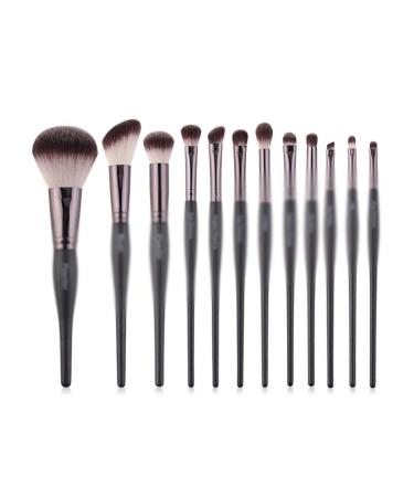 Black Makeup Brush Set Eyebrow Mascara Powder Synthetic Foundation Brush Makeup Brush Makeup