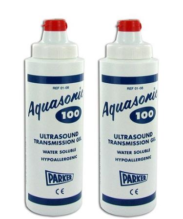 Aquasonic 100 Ultrasound Transmission Gel (0.25 ltr) (2 Bottles) - Buy Online on GoSupps.com