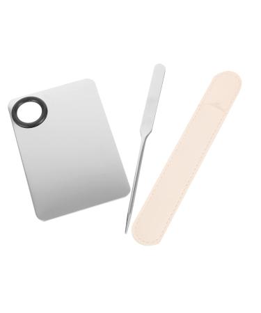 5 Sets Liquid Foundation Palette & Stainless Steel Spatula - Premium Makeup Mixing Tools for Flawless Application - Buy Online on GoSupps.com