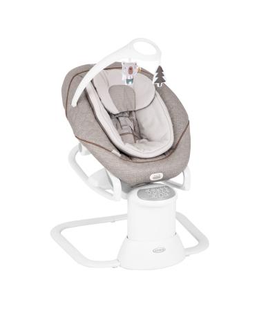 Graco All Ways Soother 2-in-1 Baby Swing and Portable Rocker (Birth to 9 Months Approx 0-9kg) with Vibration and Adjustable Swing Speed Little Adventures Beige