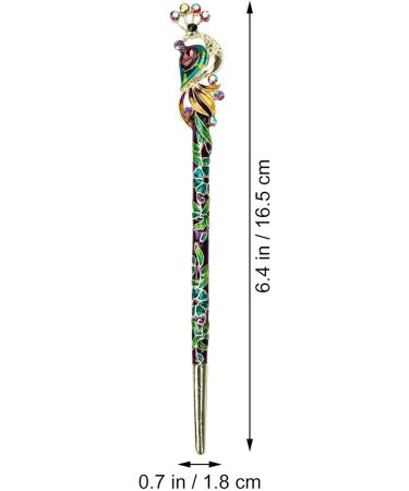 minkissy Clips Stylish Retro Barrettes Chinese Traditional Pen Making Handmade Ponytail Chopsticks Fashion Holder Chopstick Rhinestone Vintage Decor Long Hairpins Women Style Chignon Hair - Buy Online on GoSupps.com