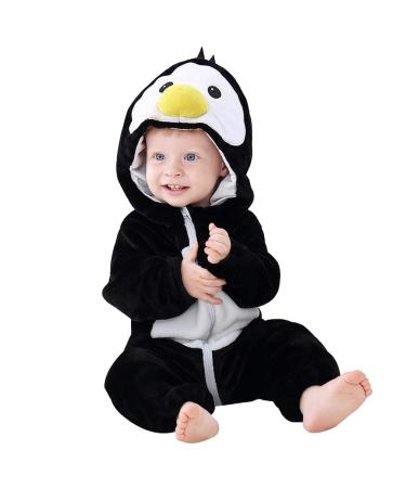 COOKY.D Unisex Winter Animal Hooded Baby Romper 3-36 Months 18-24 Months Black Bird - Buy Online on GoSupps.com