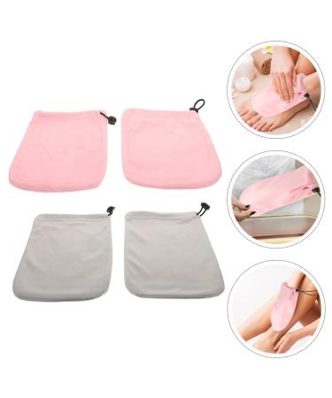 Buy 2 Pairs of Paraffin Wax Isolated Gloves & Foot Bath Cover Socks | Ultimate Hand Care Kit with Plush Floor Mat | International Shipping Available - Buy Online on GoSupps.com