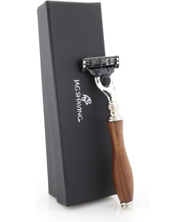 JAG Shaving Razor Hobel-Sustainable Razor Hobel-3-canteen razor blades of razor planes-Razor planes for women-and men-leather case-for razor planes-noble gift set