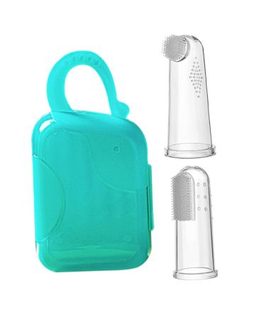Gatuida 2 sentences finger toothbrush set oral cleaning finger toothbrush dog toothbrush finger children's toothbrush finger toothbrush cleaner finger toothbrush for pets clean brush heads