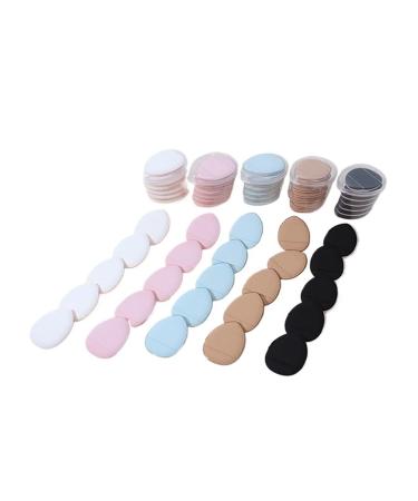 Powder Puff Mini Finger Small Air Cushion Powder Drops Concealer Magic Tool Makeup Small Powder Puff (Color : Set of four.)