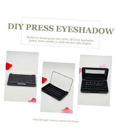 2pcs Empty 24 Color Eyeshadow Palettes - DIY Makeup Case & Lipstick Organizer for Custom Cosmetics - Buy Online on GoSupps.com