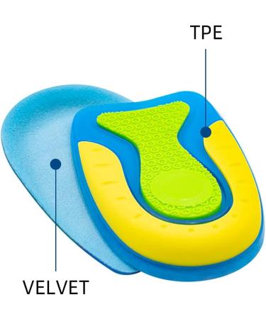 JoyRay Gel Heel Cups - Shock Absorbing Inserts for Heel Spurs, Plantar Fasciitis, and Ankle Pain - Non-Slip Lightweight Cushions for Sensitive Heels (1 Pair) - Buy Online on GoSupps.com