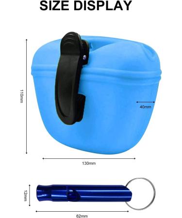 Silicone Dog Training Treats with Magnetic Waist Clip | Self-Closing Bags for Pet Training - Buy Online on GoSupps.com