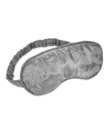 TRU47 Pure Silver & Silk Sleep Mask - Luxury Eye Masks for Women & Men/Travel Essentials/99% Pure Silver Thread/6 Layers of Comfort/Blackout Sleeping Cover/Perfect for Restful Sleep