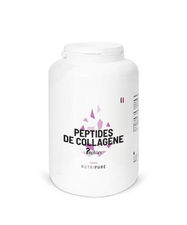 Nutripure | Collagen Peptides Peptan | Sports Supplement | Collagen Amino Acids Protein | Patented Product | No GMO or Additives | 1.2 kg Jar | 4 Months | Neutral | Made in France