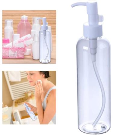 Bottle Dispenser 100ML Plastic Press Transparent Lotion Dispenser Bottle Cosmetic Containers for Travel Shower Gel Dispenser - Buy Online on GoSupps.com