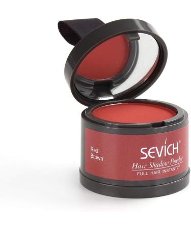 SEVICH Instant Hairline Shadow - Grey Hair Root Concealer for Thinning Hairline, Eyebrows & Beard - Windproof & Sweatproof Red Brown - Buy Online on GoSupps.com