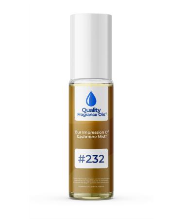 Quality Fragrance Oils' Impression #232 Inspired by Cashmere M. for Women (10ml Roll On) Cashmere M. for Women Impression #232 0.34 Fl Oz (Pack of 1)