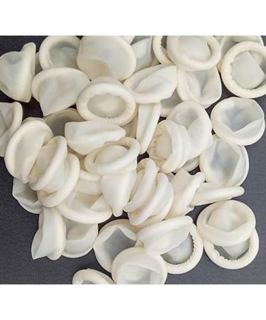 WOIWO 130PCS Disposable Latex Rubber Fingertips Gloves - Protective Finger Gloves for Jewelry Cleaning Electronics Painting & Crafting - Ideal Industrial Use - White - Buy Online on GoSupps.com