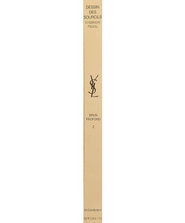 Yves Saint Laurent Dessin Des Sourcils Eyebrow Pencil - No. 2 Dark Brown 0.04 oz - Women - Buy Online on GoSupps.com
